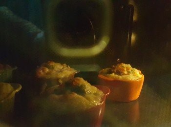 step7: 焗爐180度預熱，焗15分鐘即可。