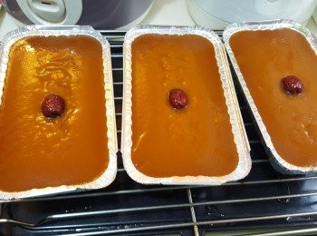 step6: 放入熱水中蒸約1小時。