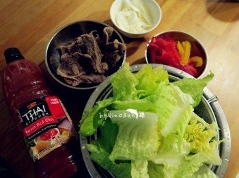 step1: 材料洗淨.肉片川燙