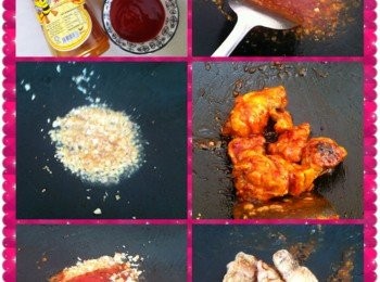 step2: 將鍋中多餘的油分盛起剩下少許，加入蔥碎炒香。