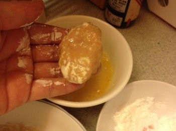 step6: 再放入蛋液