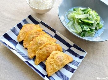 step6: 自己做的蛋餃餡多皮紮實，吃起來口感真的超讚