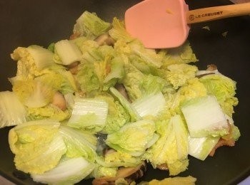 step4: 炒至娃娃菜軟身