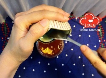 step8: 倒入蜜糖