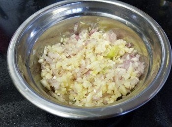 step3: 蒜頭，乾蔥