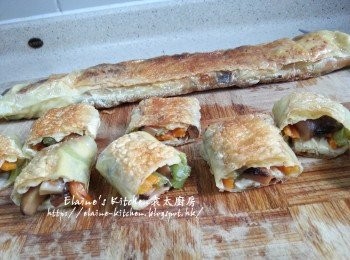 step10: 盛起去掉牙纖切去邊 , 再切件即可