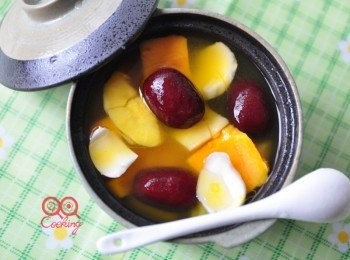 step4: 熱呼呼的養身甜品，讓自己甜蜜一下喔~