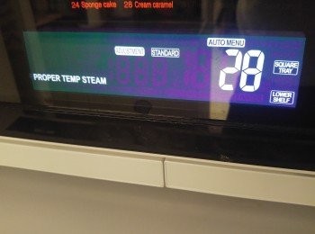 step3: 按下水波爐柔滑布丁功能。