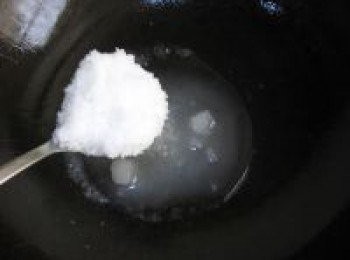 step11: 放入糖，開大火。