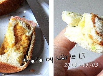 step12: 這又是一款《手撕麵包》
當中吃得到三種口味的麵包
更是吃得到手撕的樂趣！