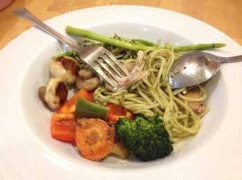 step5: 外面有時候覺得美味是調味料下太重，偶而也吃吃很清爽的料理也不錯喔，這樣小夫妻一起吃剛好^^