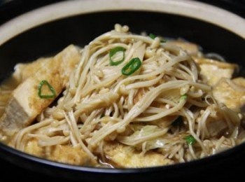 step2: 金針燒豆腐煲食譜 完成