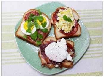 step1: 煲滾水加鹽加醋，搞到有旋渦就放蛋，小火靜待1分鐘，唔好搞動隻蛋呀！跟住蛋會略為浮面，就可以用筲箕攞起食用啦！