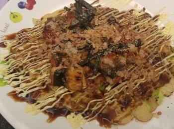 step7: 加上配料和醬汁即完成。(明火製作步驟一樣, 但爐火應調較低一點。)