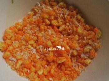 step4: 和麵包粉混合