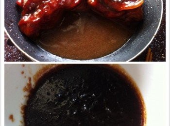 step3: 取出鍋，加入適量的食油，把醃製好的肉下鍋以中火，前後煎至微焦。