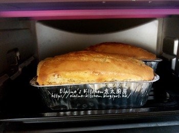 step7: 取出將蛋糕放上焗爐最低層 , 轉用200C上火焗多10分鐘