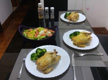 step11: 一人一隻，精美又好味， 老公同仔仔都異口同聲讚好， 話好過出餐廳食喎。