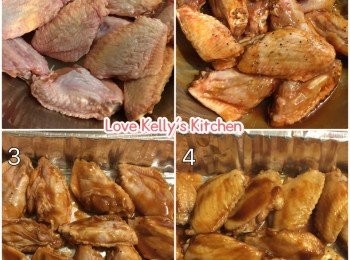 step1: <a href="https://bit.ly/3zHU5V3" target="_blank" data-keyword="雞翼" class="guide-link"><strong>雞翼</strong></a> <span style="display:inline-block;vertical-align:middle;margin-top:-3px;color:initial;border-radius:3px;padding:2px 3px;font-size:12px;line-height:14px;background:#87d300;color:#fff;">即買</span> 解涷後洗乾淨，用廚房紙巾吸走水份，放入所有調味料(除了蜜糖), 醃1-2小時；