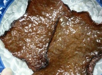 step6: 每面焗15分鐘後掃上蜜糖焗5分鐘,兩面都焗好便完成.