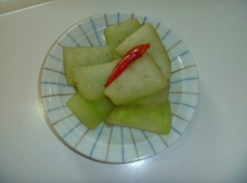 step4: 開鍋蓋,改中火邊拌邊加熱,煮至收乾即可.