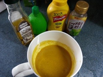 step5: 將醬汁料拌勻待用