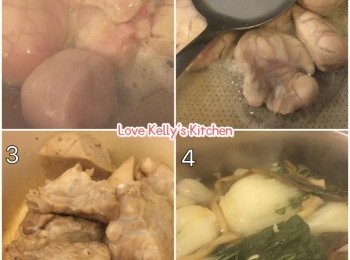 step1: 豬肺叫豬肉檔幫你灌水；