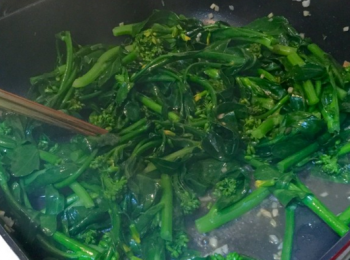 step5: 最後下耗油，翻炒至熟，完成。