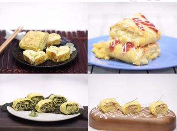 step8: 四款嫩滑玉子燒完成喇！