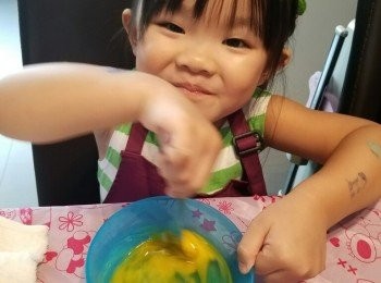 step1: 先打發雞蛋