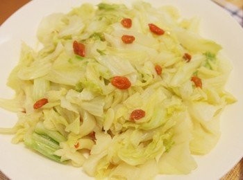 step4: 枸杞很像撿紅點的概念 ❤ 清脆又清新口感真的很下飯。