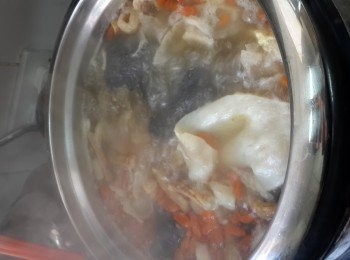 step6: 按最高火力煲滾、再按中火力煲3小時