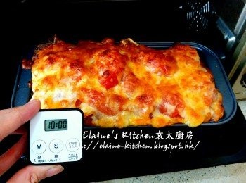 step14: 焗好後取出靜待10分鐘即可