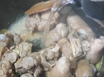 step7: 加入適量滾水