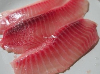 step2: 鯛魚解凍備用