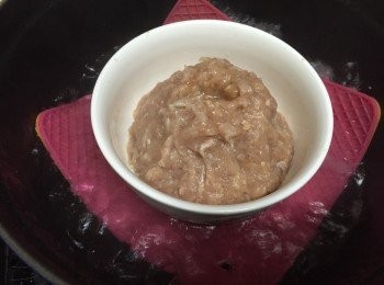 step8: 水滾後用中火蒸20分鐘