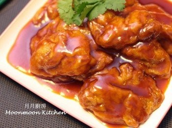 step7: 加入麵筋拌勻即成。