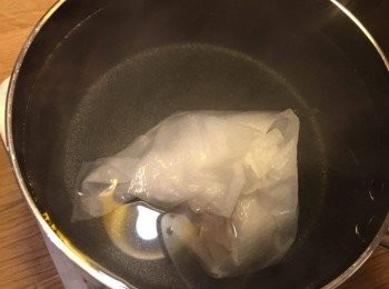 step6: 放入鍋中靜置7分鐘
（溫泉蛋做法）