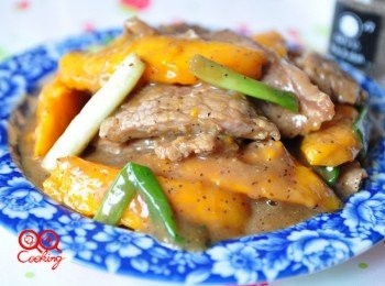 step5: 香芒風味炒牛肉..上菜!