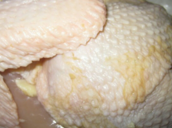 step2: 雞洗幹淨，瀝幹水