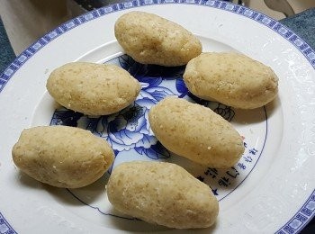 step4: 再將內餡分成6份待用