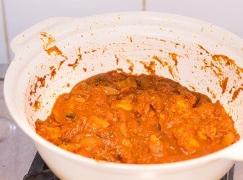 step9: 調至慢火多煮 10 分鐘至汁料濃稠