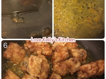 step2: 做醬汁先將柚子醬和水倒入鑊中煮至開始滾就可以加入吉士醬攪均，再加入腩排撈均令各舊腩排都沾滿柚子醬便完成