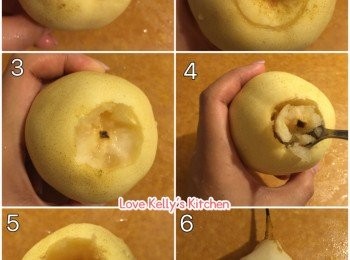 step1: 陳皮用熱水浸軟切絲，檸檬切片；