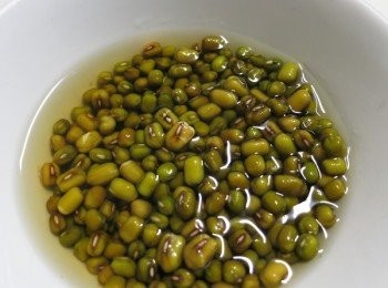 step1: 綠豆泡水3小時