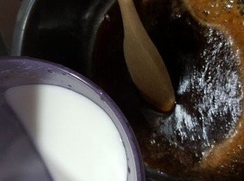 step11: 加入已經用25g粟粉及40g水拌勻後的漿拌勻