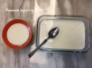 step11: 8小時後即可有優格了