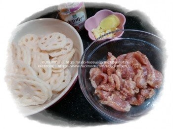 step1: 豬頸肉去掉肥肉(膏)部分，洗淨，抹乾水分，斜切片。