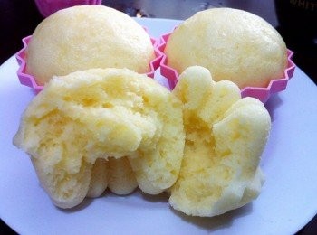 step5: 吃不完包起來收進冰箱，想吃的時候在蒸一次，一樣軟軟哦！