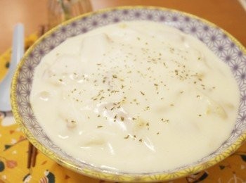 step11: 以為是白醬但它是奶油馬鈴薯，吃完很有飽足感 ❤